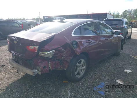 2016 Chevrolet Malibu Ls z USA, uszkodzony, nr VIN 1G1ZB5ST6GF311390